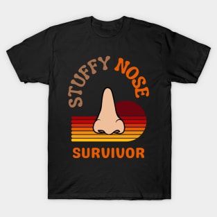 Stuffy Nose Survivor vintage Retro T-Shirt